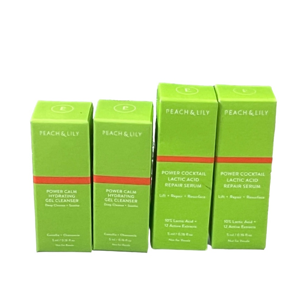 4 Piece Peach & Lily Skincare Bundle